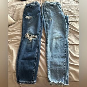 M jeans by Maurice’s Distressed Blue Jeans Set- large regular-EUC